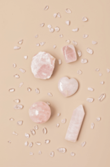 rose quartz various shapes