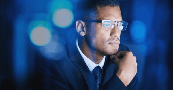 business person thinking what is self hypnosis for success