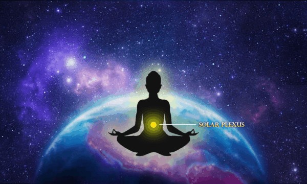 showing solar plexus chakra