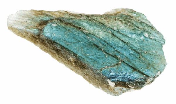 Labradorite mineral raw form
